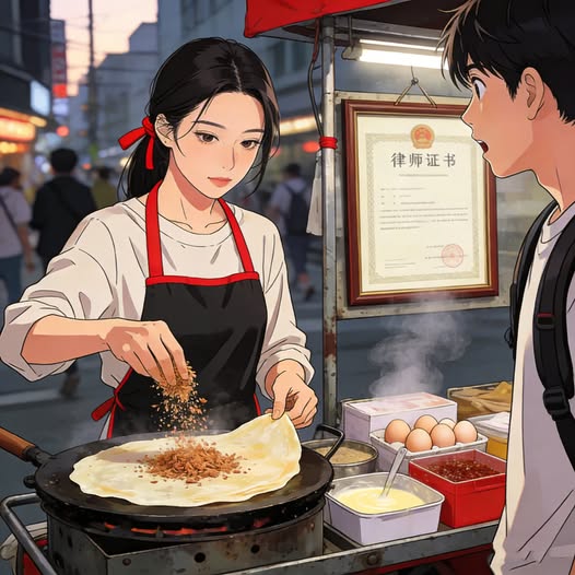 Bằng Luật Treo Trên Sạp Bánh Trứng