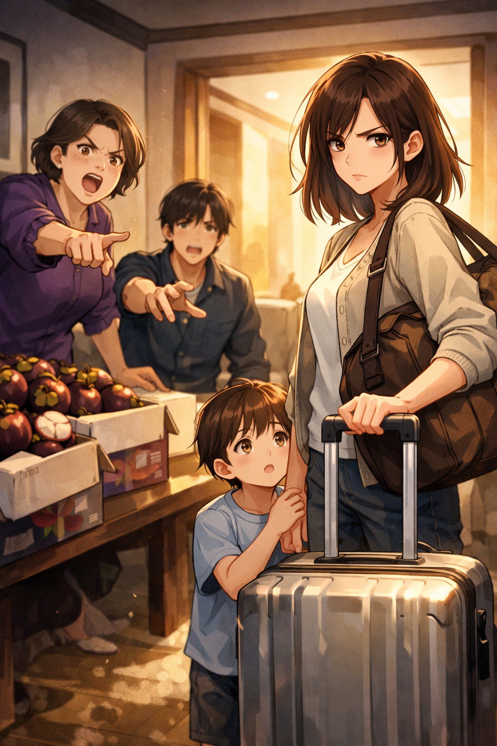 CHỈ VÌ MỘT QUẢ MĂNG CỤT