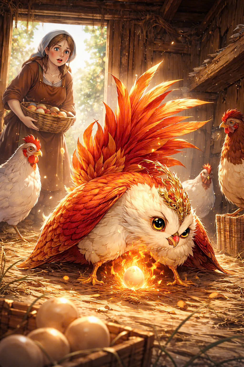 CÔNG CHÚA PHƯỢNG TỘC LƯU LẠC CHUỒNG GÀ