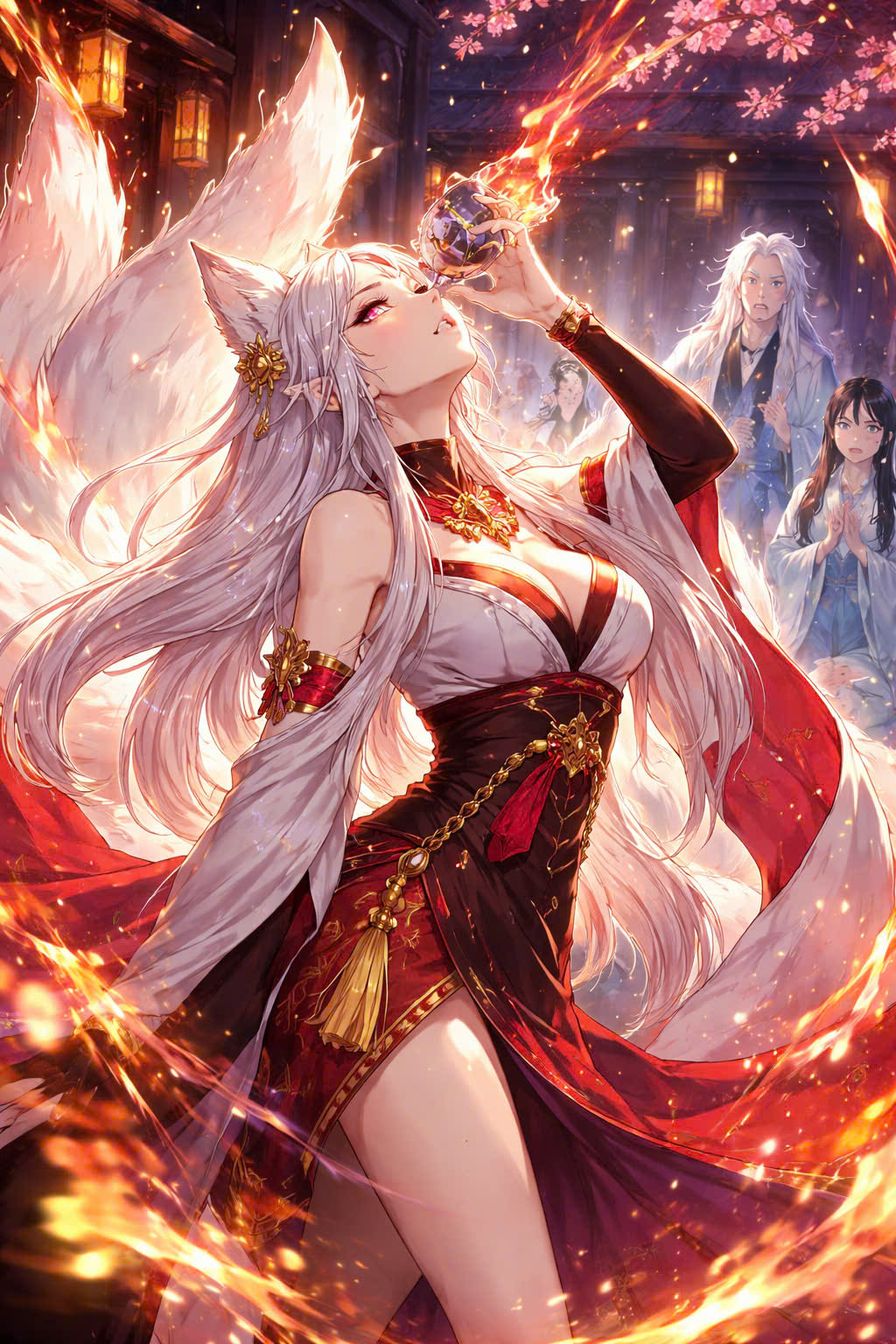 CỬU VĨ ĐOẠN TÌNH, TIÊN TÔN VÀO LÒ