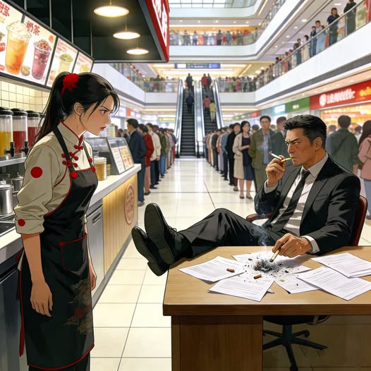 Chủ Tiệm Trà Sữa Đối Mặt