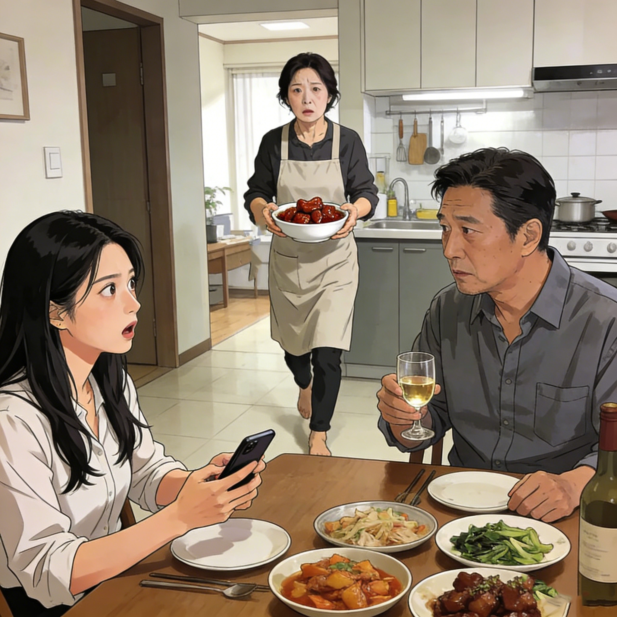 Giúp Bố Đóng Tiền Điện, Tôi Phát Hiện Ông Có Hai Gia Đình