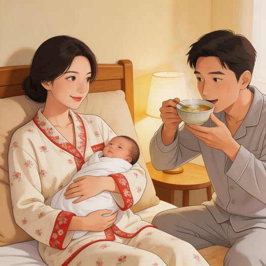 Tám Bát Canh Đen Ngày Ở Cữ