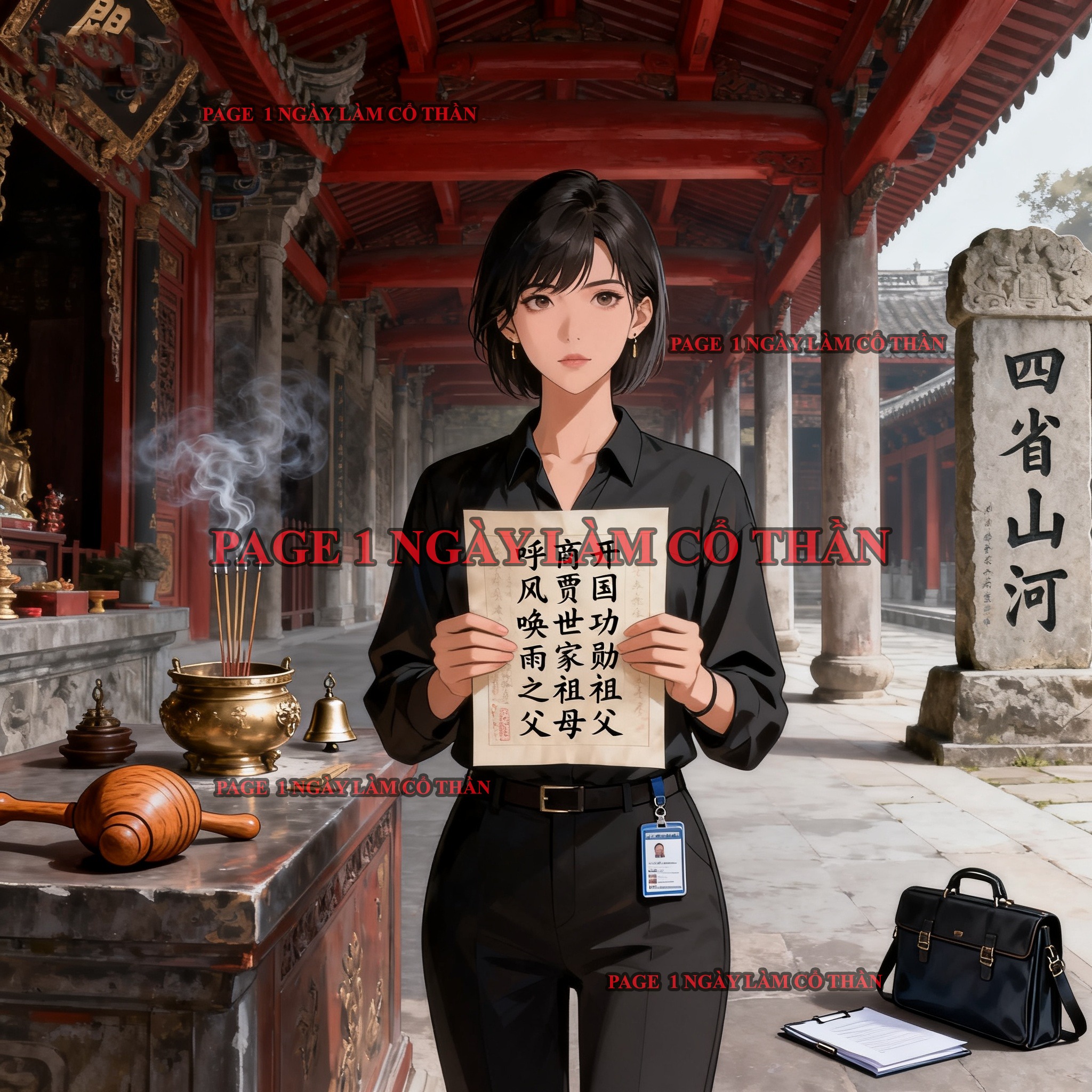 Bìa truyện ĐỊA PHỦ CŨNG BIẾT CƯỜI