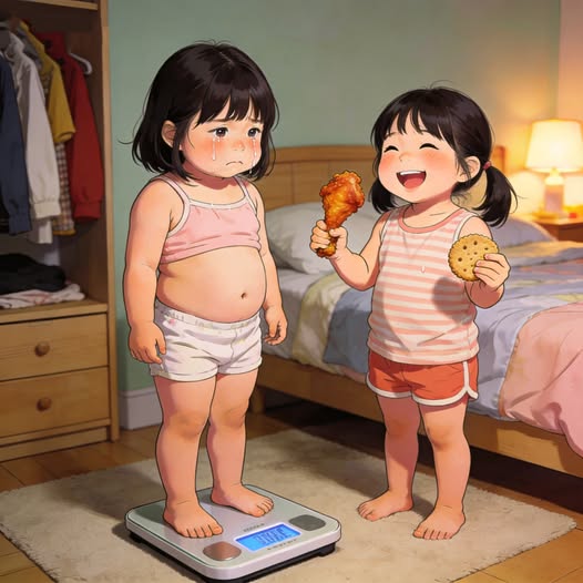 Bị Ép Tuyệt Thực Vì Nặng Hơn Em Hai Cân