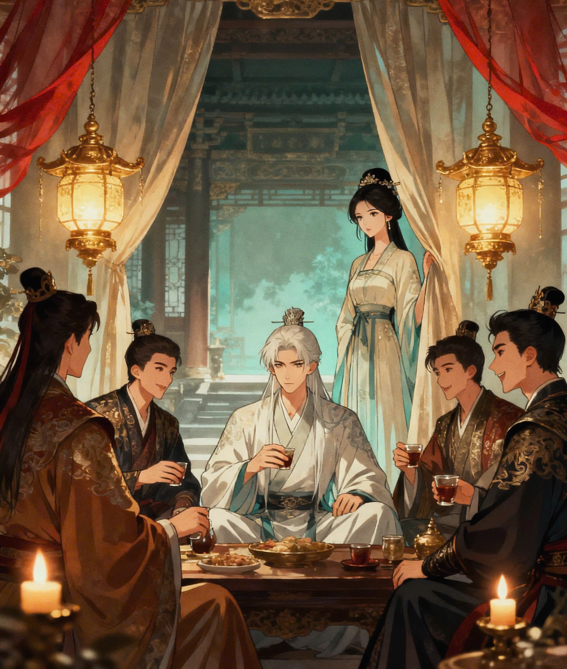 Bìa truyện CHÂN TÂM TRONG TRÒ DỐI TRÁ