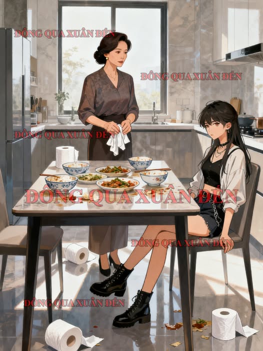 Bìa truyện Dùng một miếng BVS của con gái, ai ngờ nó bảo nhà có trộm