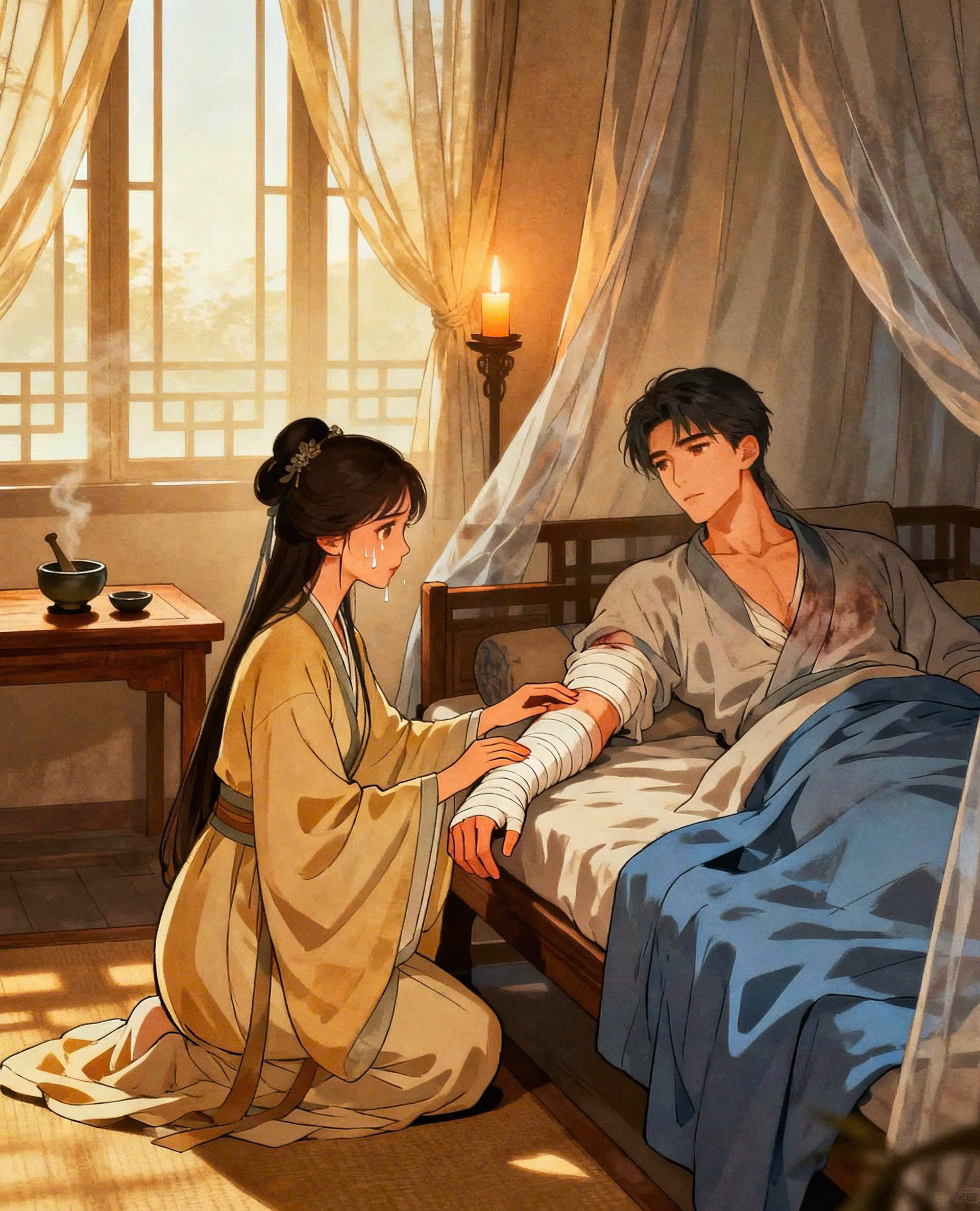 Bìa truyện KHI HOA ĐÀO NỞ LẦN NỮA