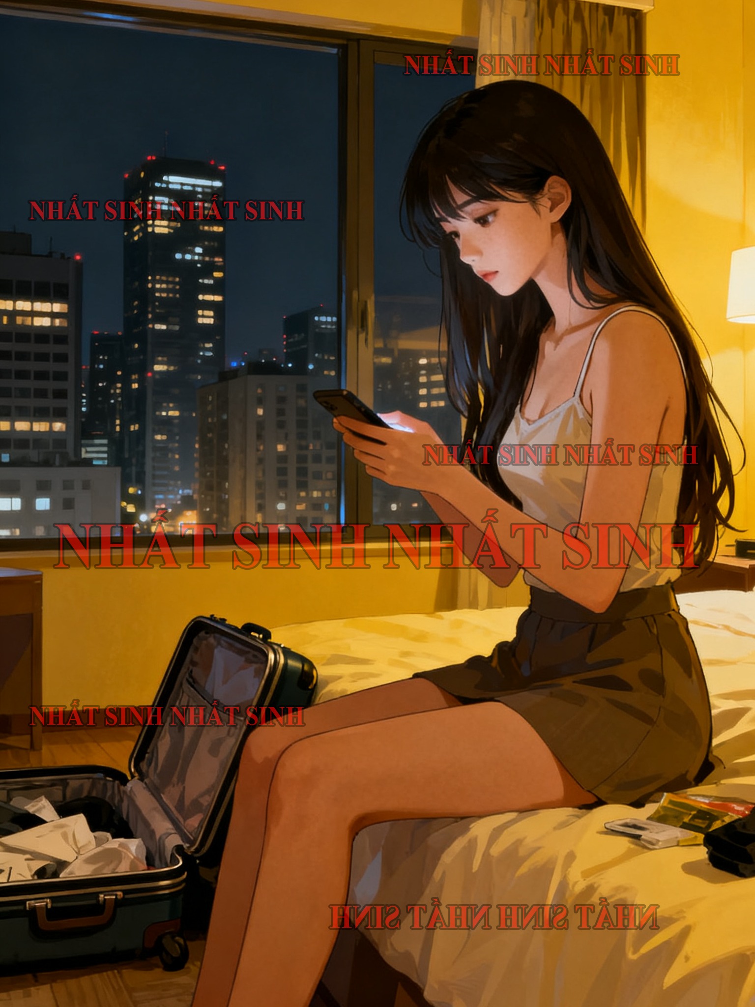Bìa truyện KHI THANH MAI NÓI LỜI TẠM BIỆT
