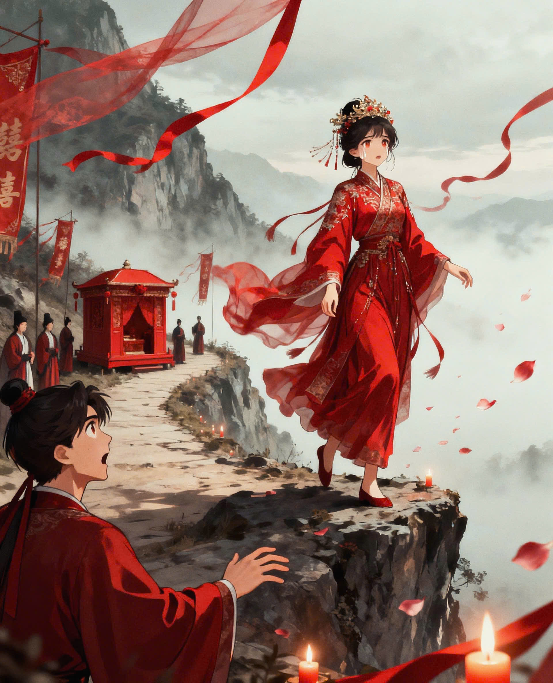 Bìa truyện KIỆU HOA DỪNG TRƯỚC VỰC SÂU