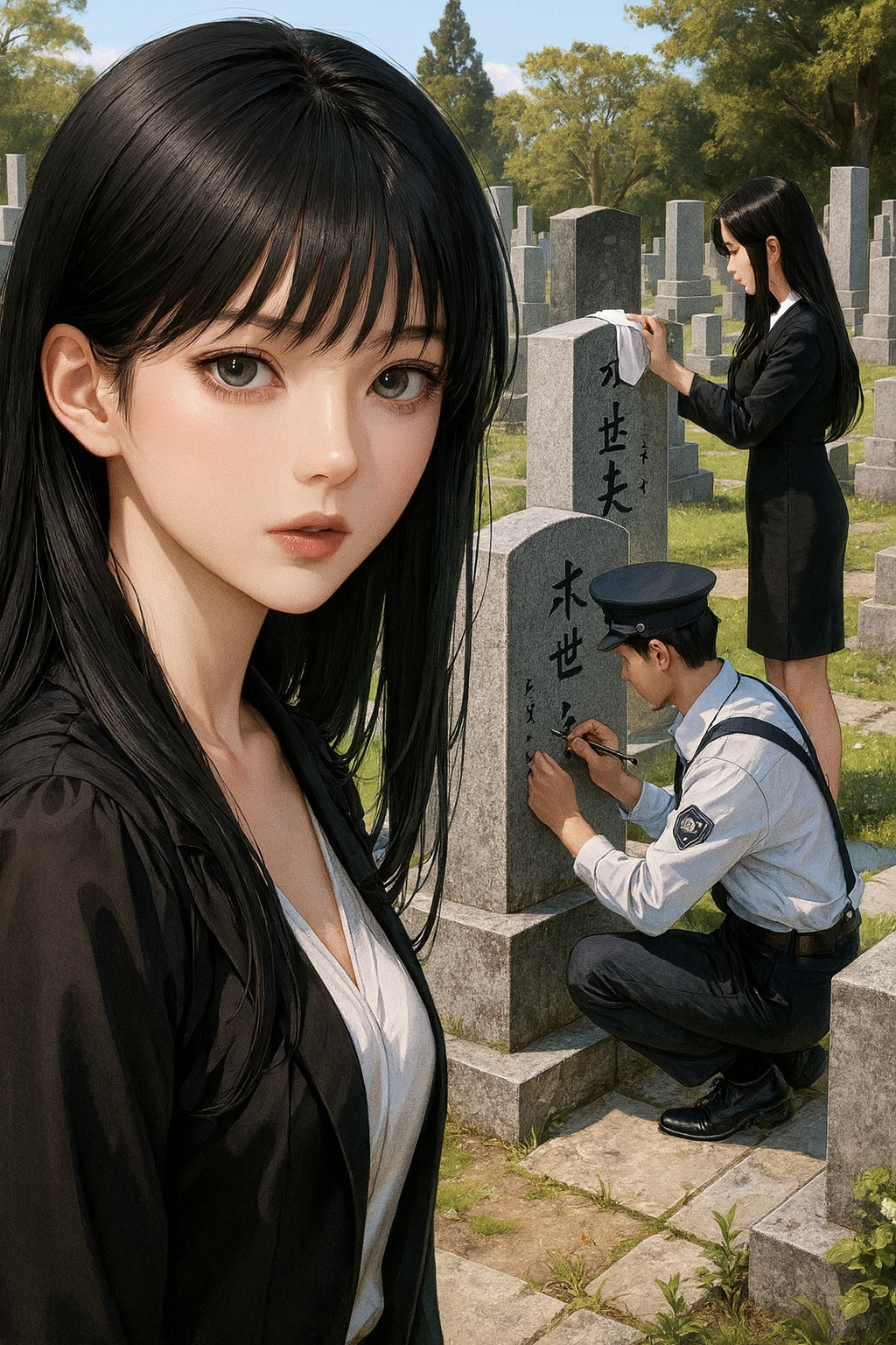 Bìa truyện Khi Đi Chọn Mộ Cho Chồng, Tôi Mới Phát Hiện Anh Đã Lừa Tôi Suốt Tám Năm