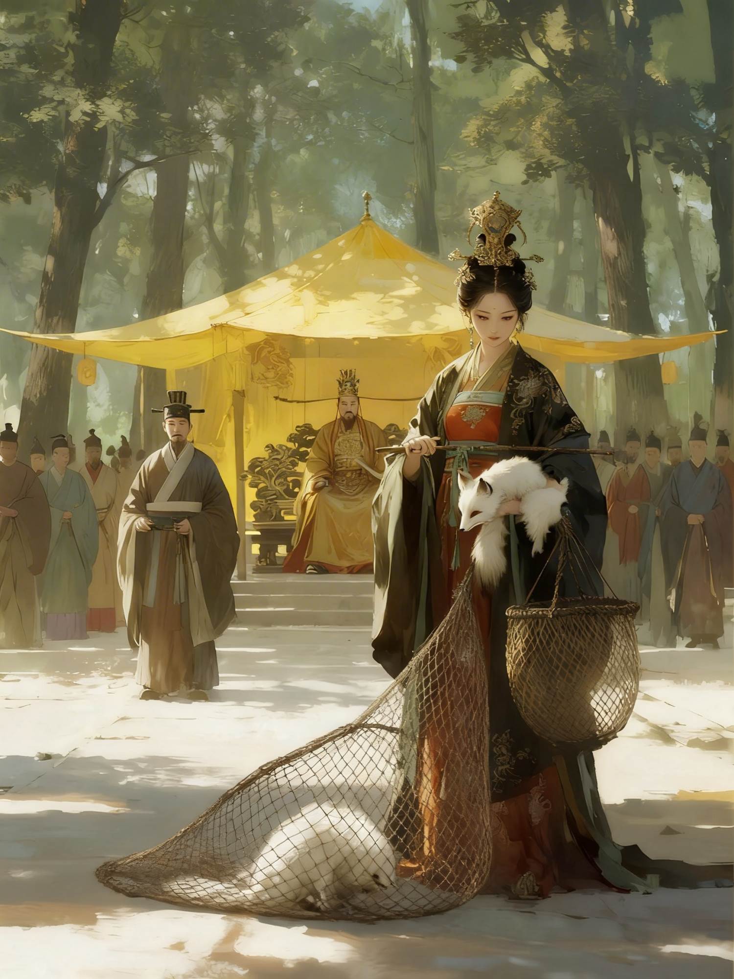 Khăn Quàng Bằng Lông Cáo Tuyết