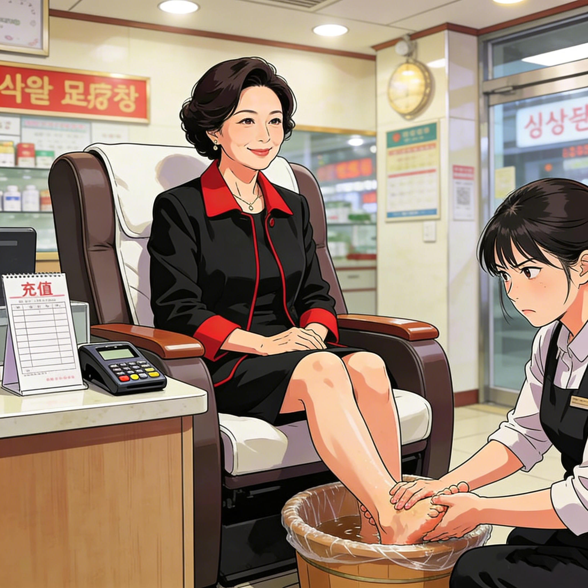 Mẹ Bí Thư Bị Ép Rửa Chân