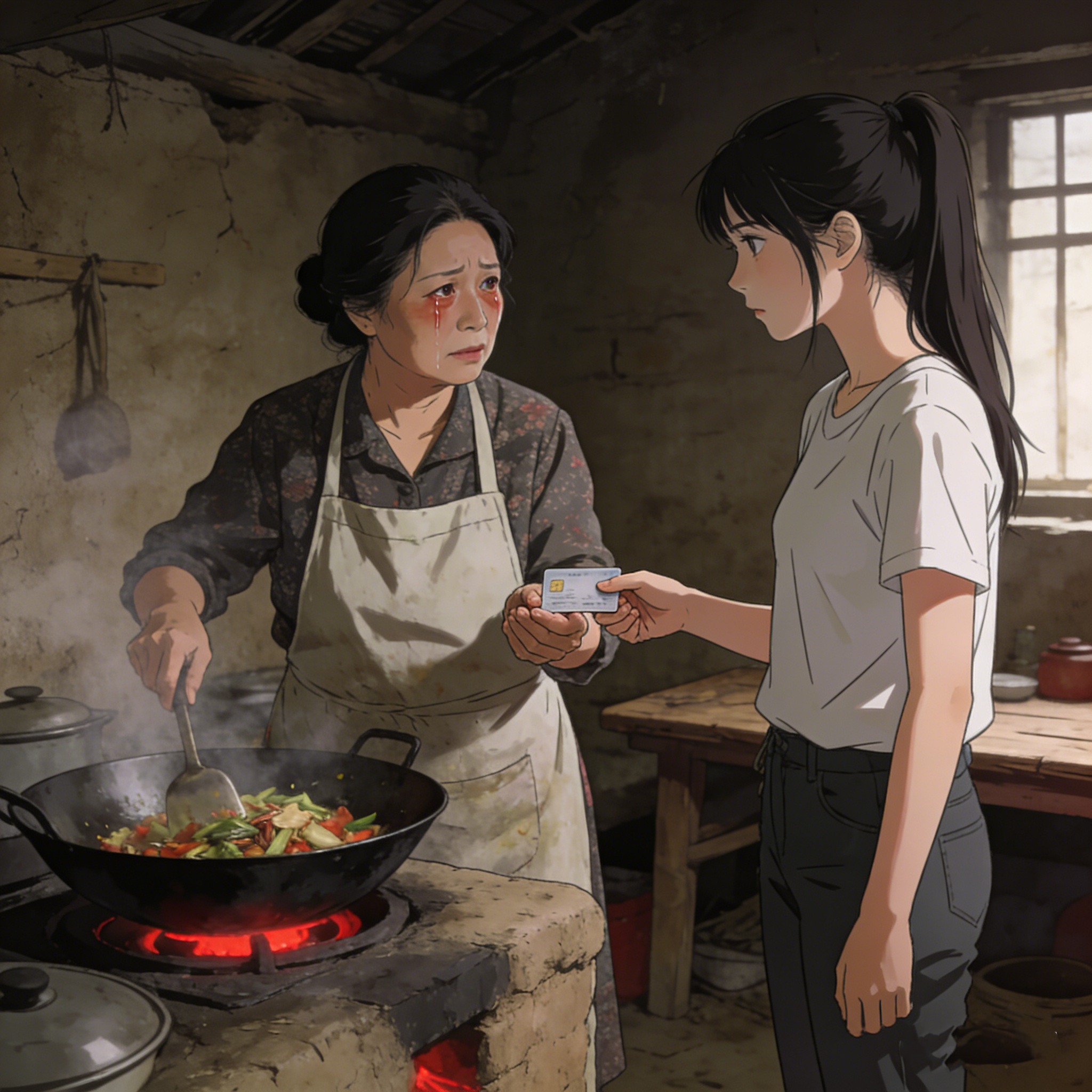 SAU KHI CON TRAI ĐƯA THẺ