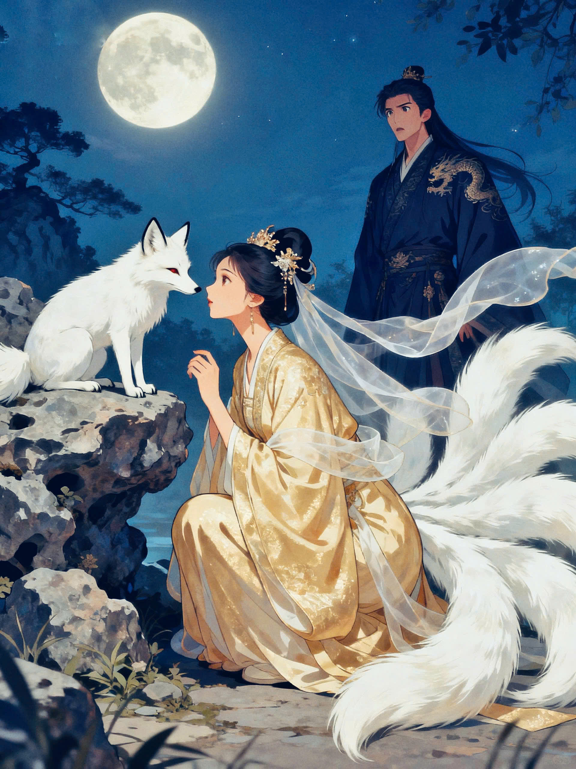 Bìa truyện ĐUÔI HỒ GIỮA LONG Ỷ