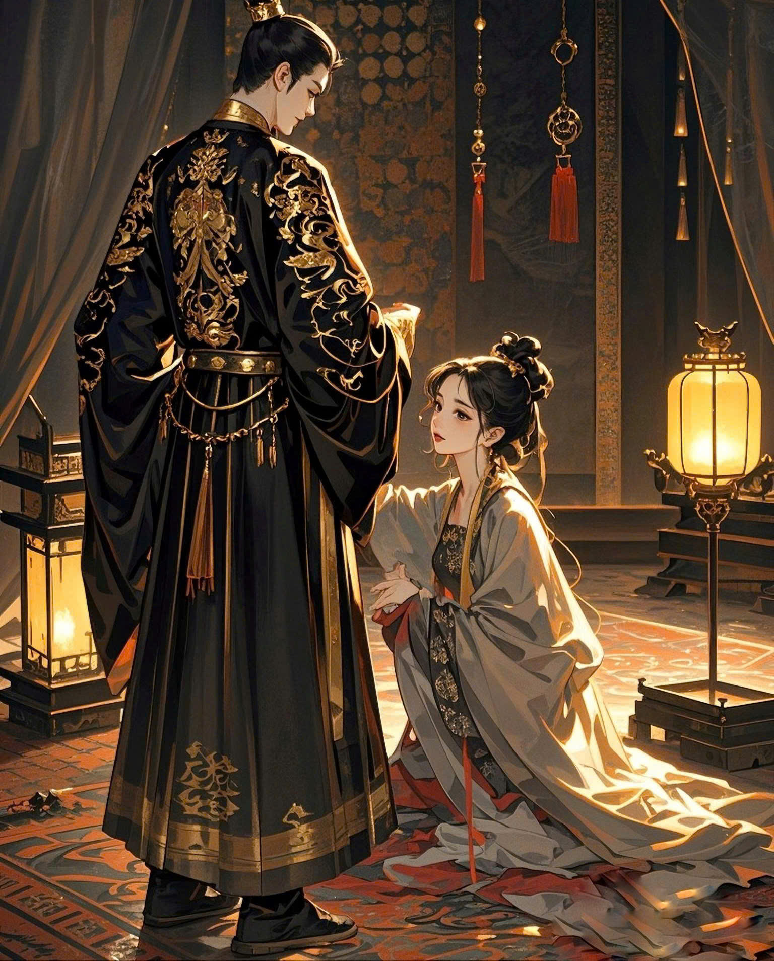 Bìa truyện VÌ NÀNG BỎ GIANG SƠN