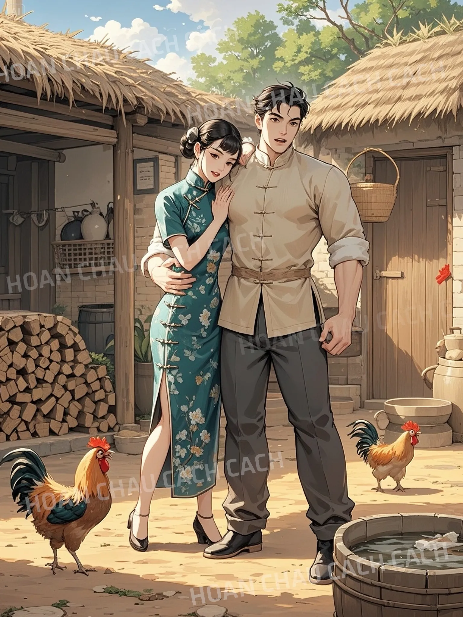 Bìa truyện BỊ CHỊ RUỘT VÀ TRÚC MÃ PHẢN BỘI, TÔI TỨC GIẬN GẢ CHO GÃ ĐÀN ÔNG THÔ KỆCH