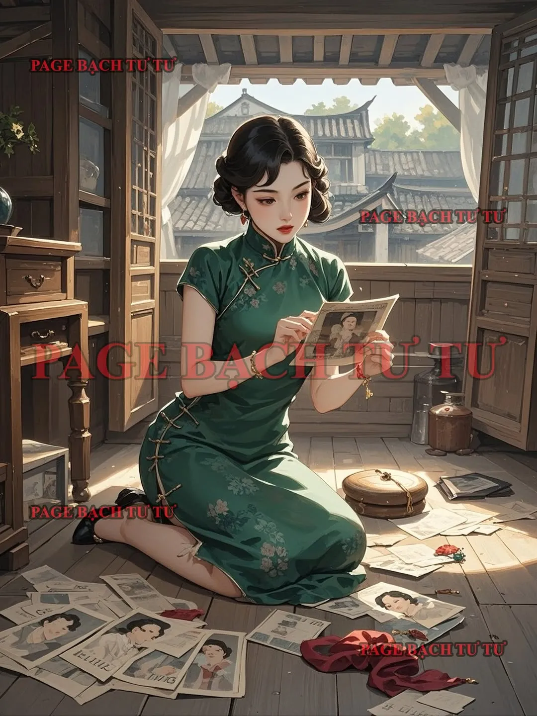 Bìa truyện BỨC ẢNH CƯỚI TRÊN GÁC MÁI