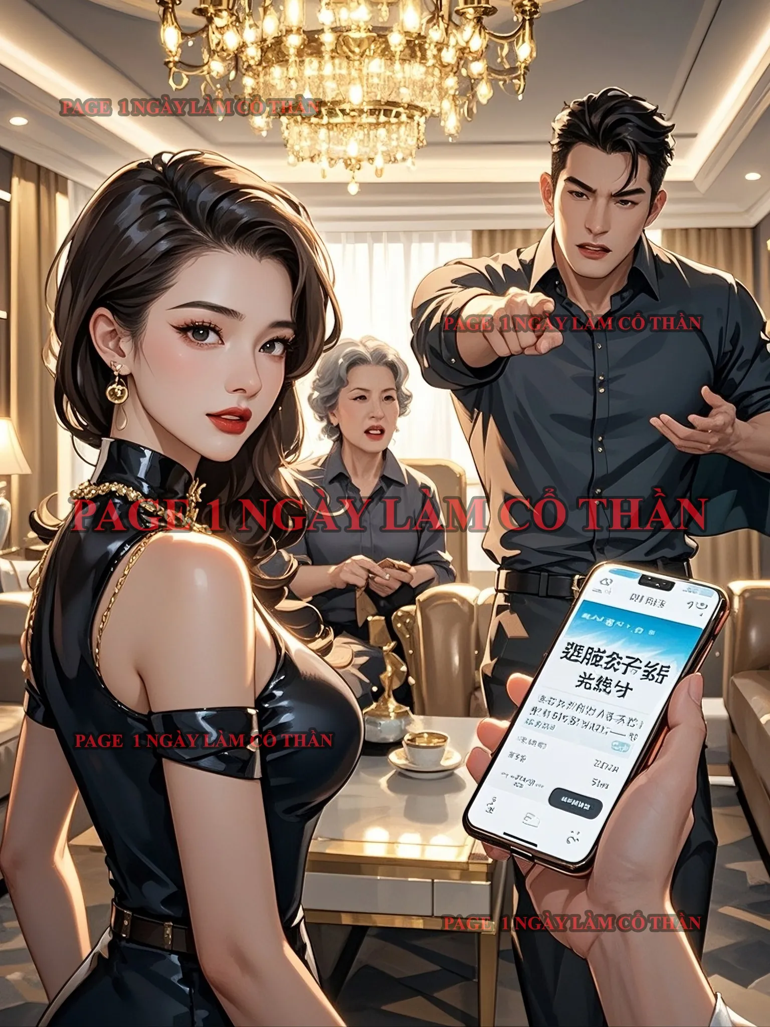 Bìa truyện Cạm Bẫy Hôn Nhân