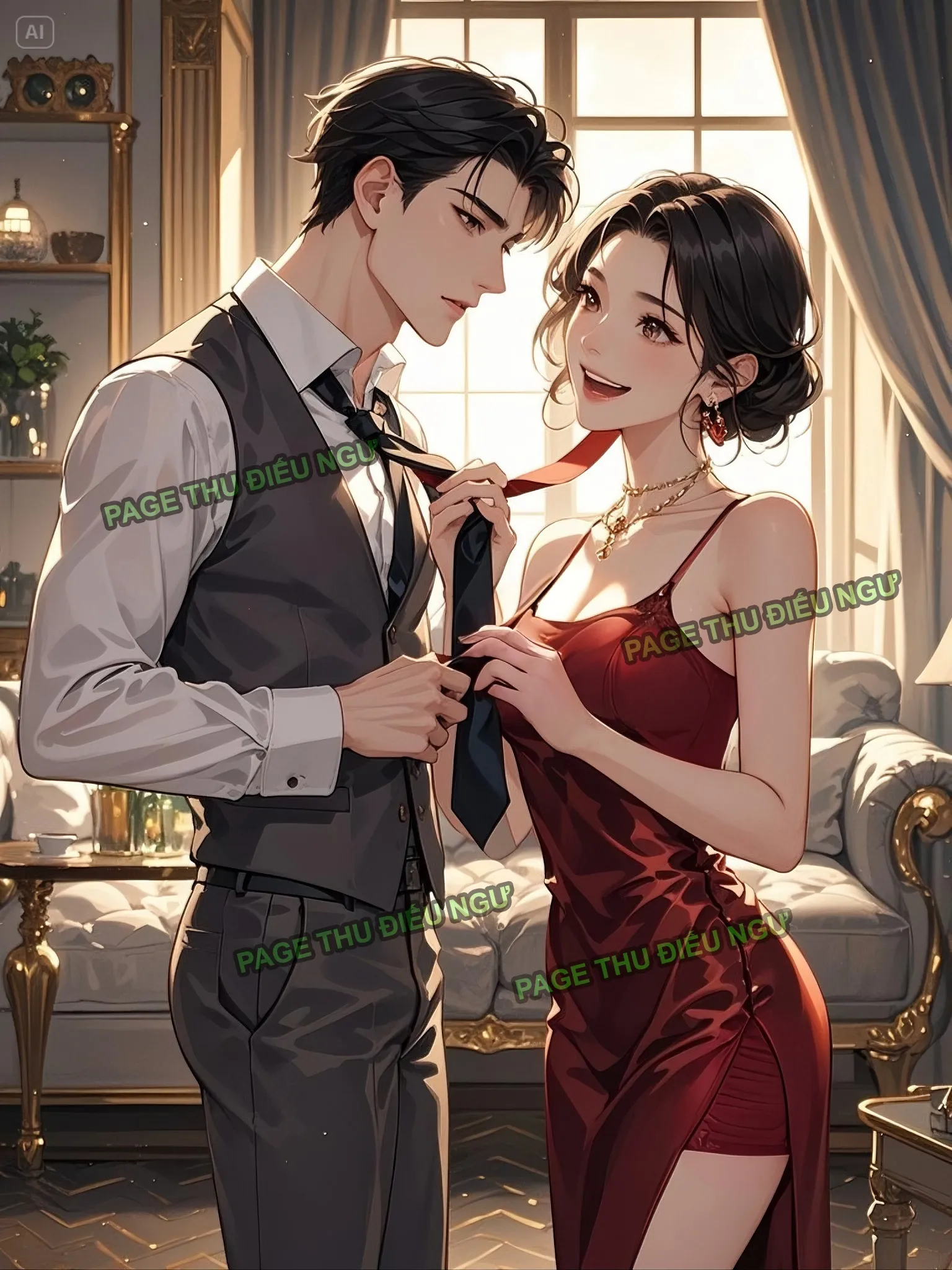 Bìa truyện CHIẾC CÀ VẠT XANH VÀ BỨC ẢNH LÚC BA GIỜ SÁNG