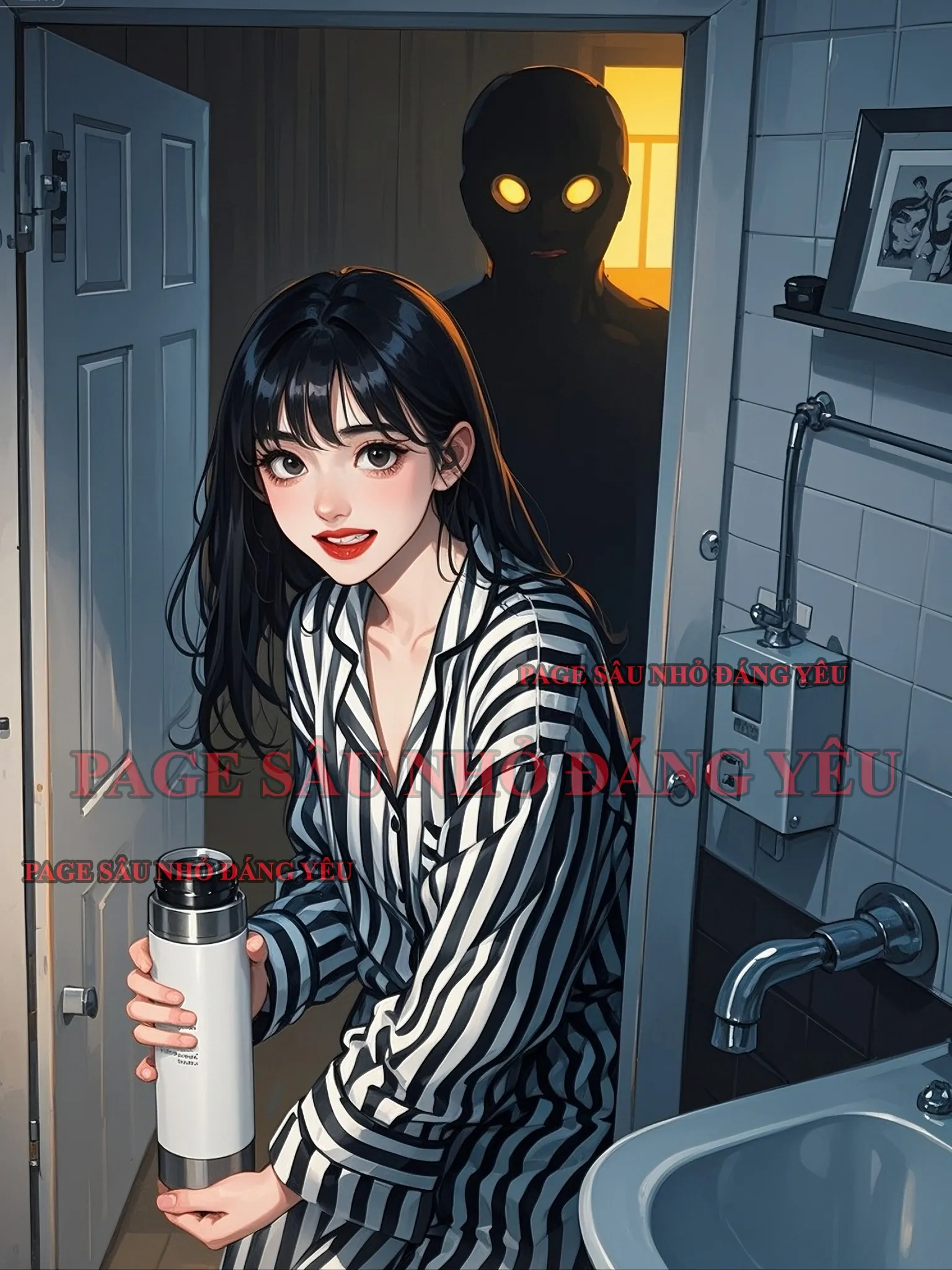 Bìa truyện CHÚ TRONG NHÀ VỆ SINH LÀ AI