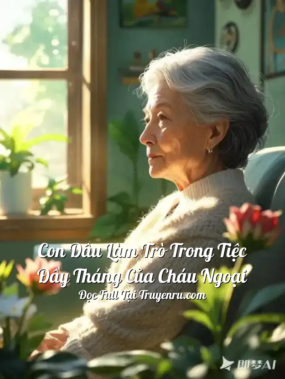 Bìa truyện Con dâu làm trò trong tiệc đầy tháng của cháu ngoại