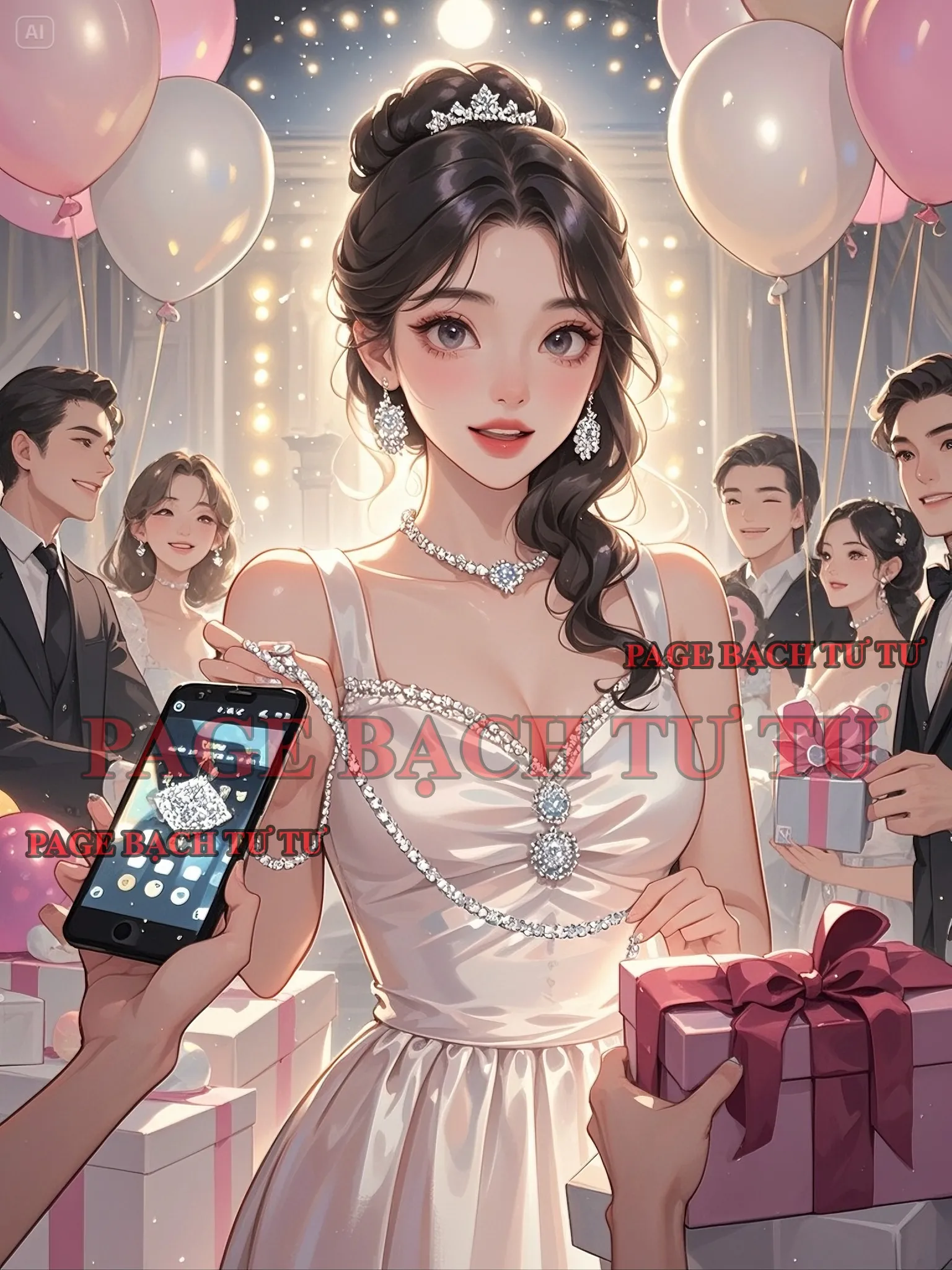Bìa truyện CÔNG CHÚA NHÀ HỌ HỌA