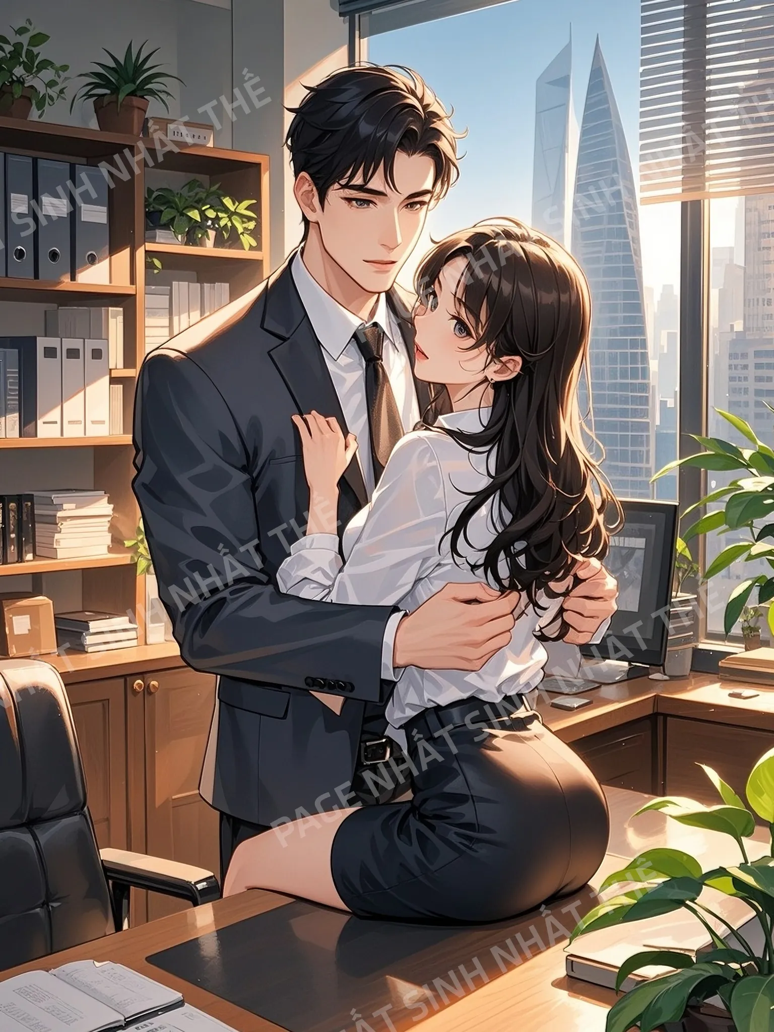 Bìa truyện KHI ÁNH MẮT KHÔNG CÒN DÀNH CHO EM