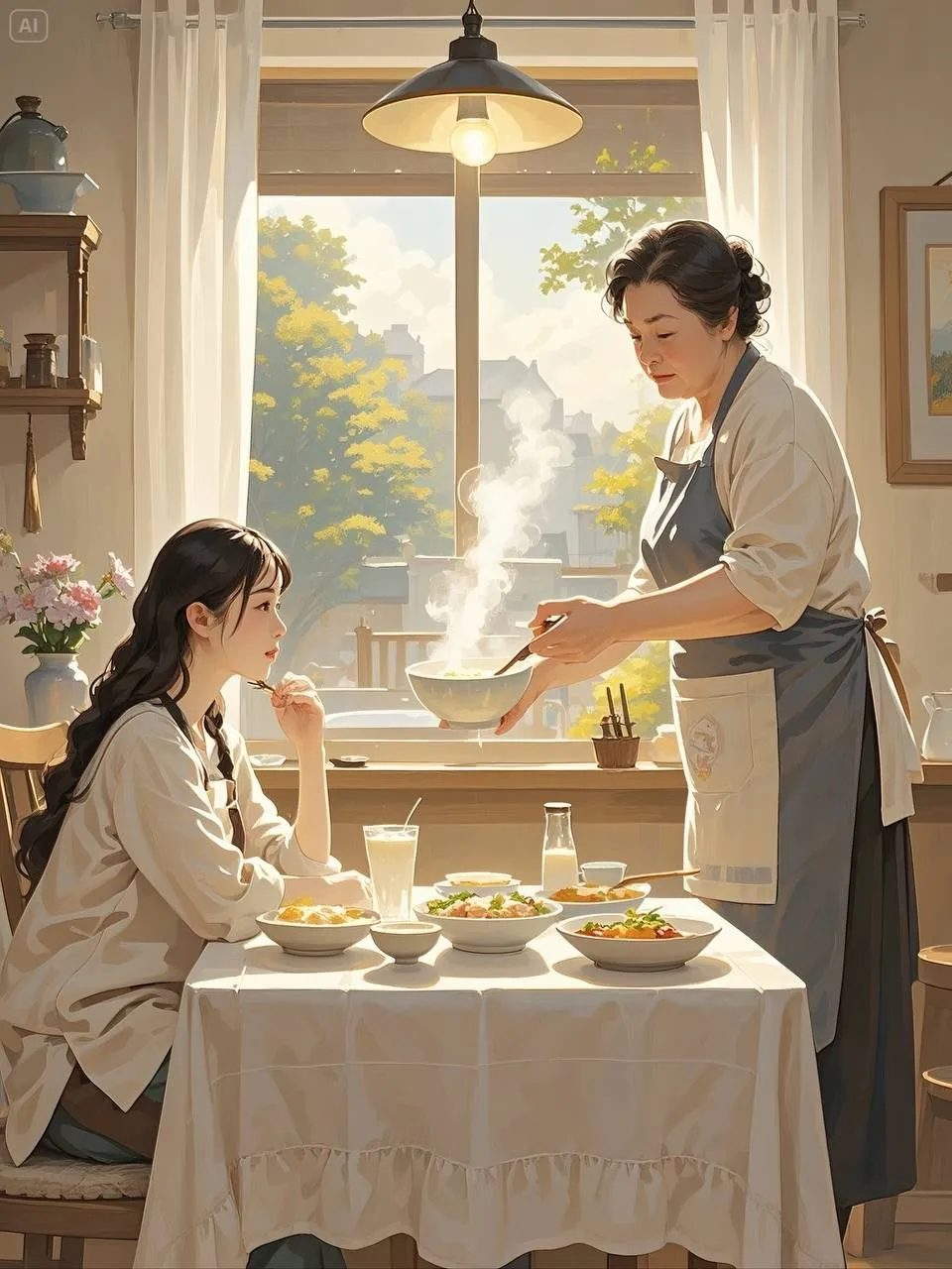Lật mặt mẹ con dì giúp việc