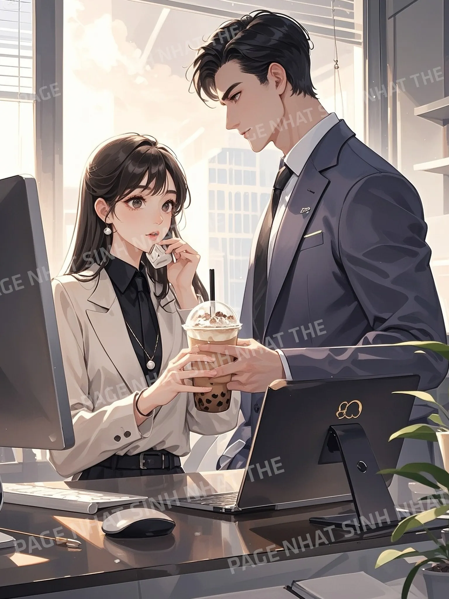 LỠ CÓ CON VỚI SẾP