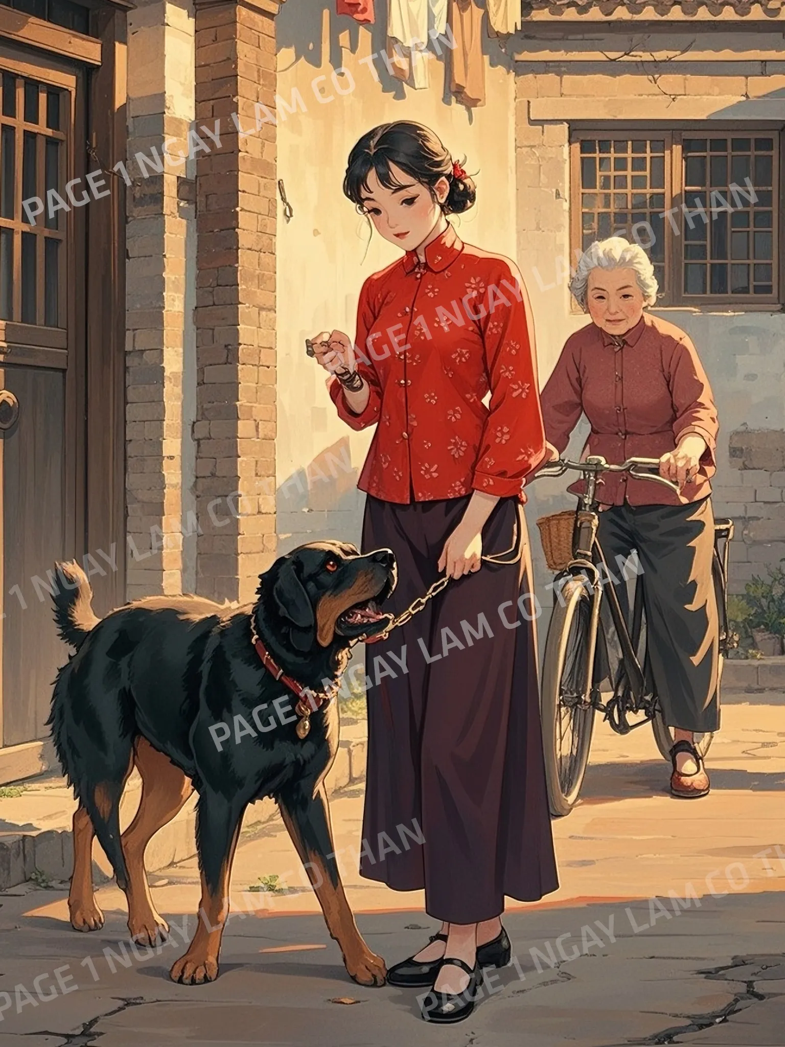 MẸ CHỒNG MANG VỀ MỘT CON CHÓ DẠI