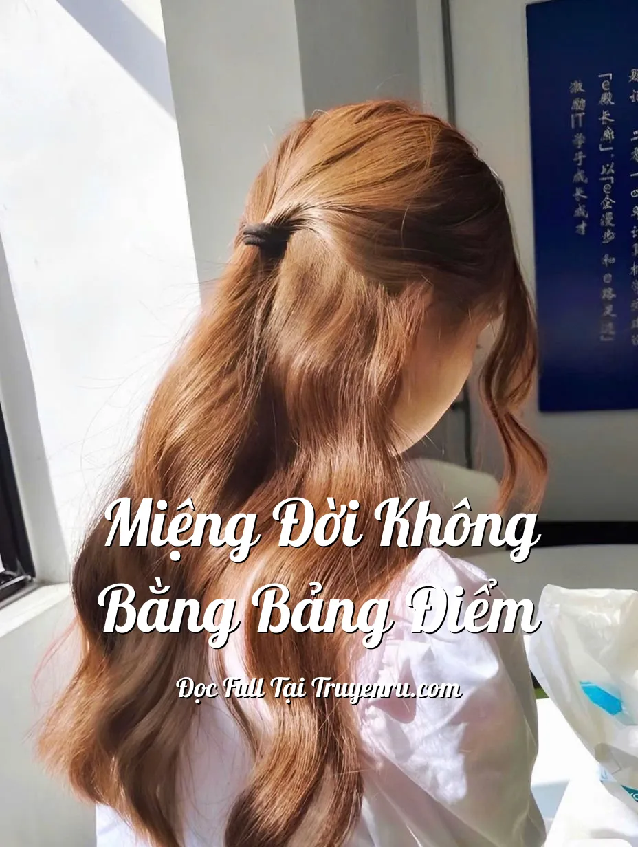 Bìa truyện MIỆNG ĐỜI KHÔNG BẰNG BẢNG ĐIỂM