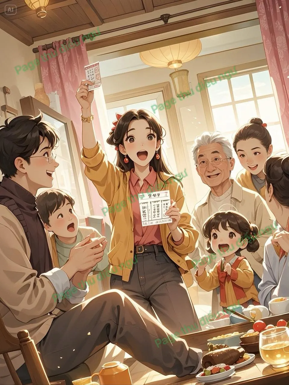 TẤM VÉ SỐ VÀ NHỮNG NGƯỜI CÙNG HUYẾT THỐNG