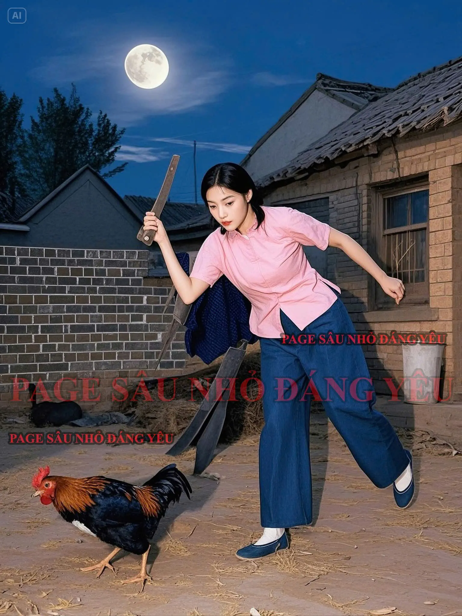Bìa truyện THẦN GÀ CHÂN