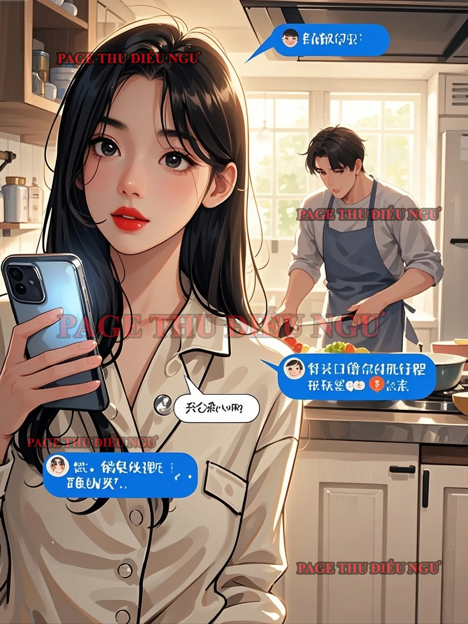 Bìa truyện Tình Yêu Sườn Xào Chua Ngọt