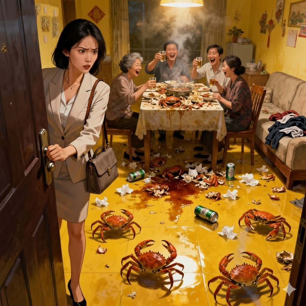 Bìa truyện Tôi Đặt Cua Online, Mẹ Tôi Giao Cho Chị Dâu